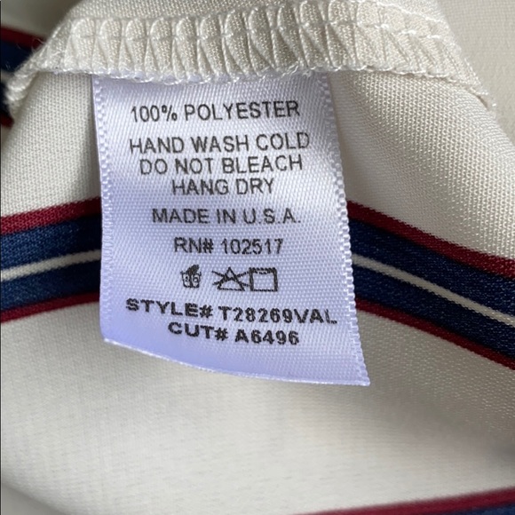 Soprano Asymmetrical Striped Tank Top - Picture 4 of 4